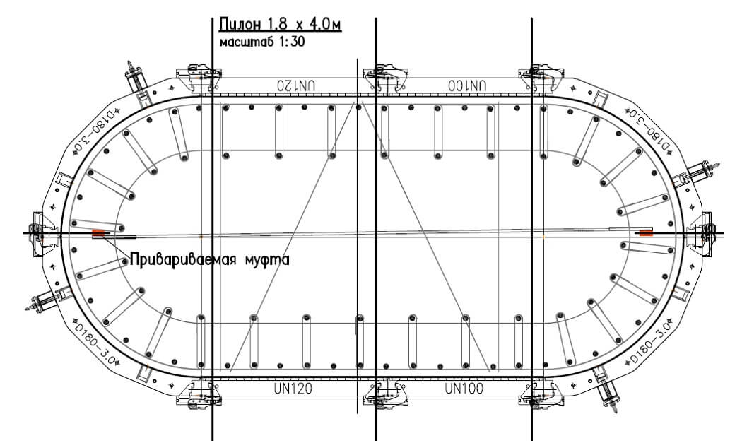 Схема соединения элементов